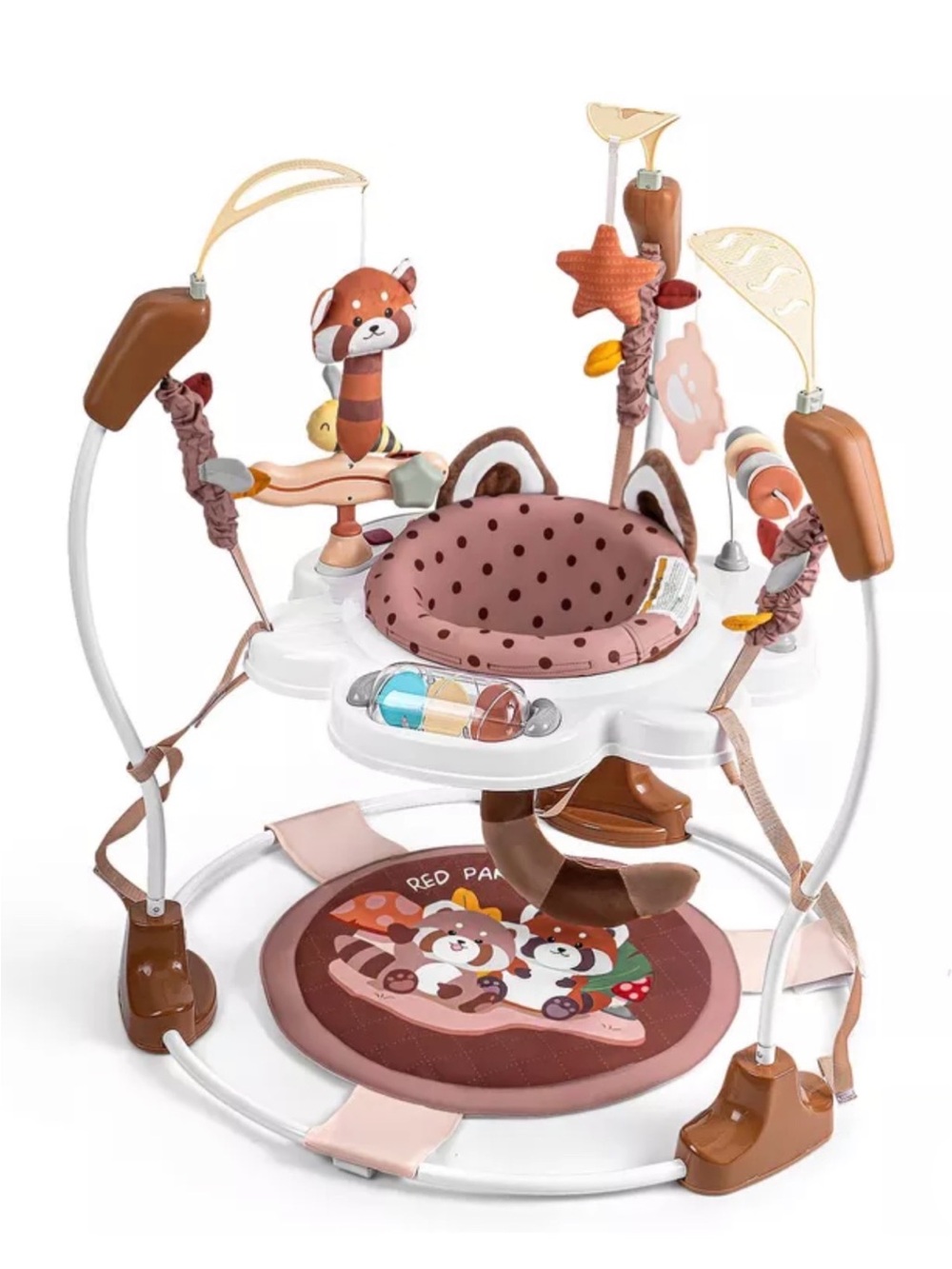 $130 NEW Baby Activity Center, Jumper with Music, Interactive Toys RED PANDA